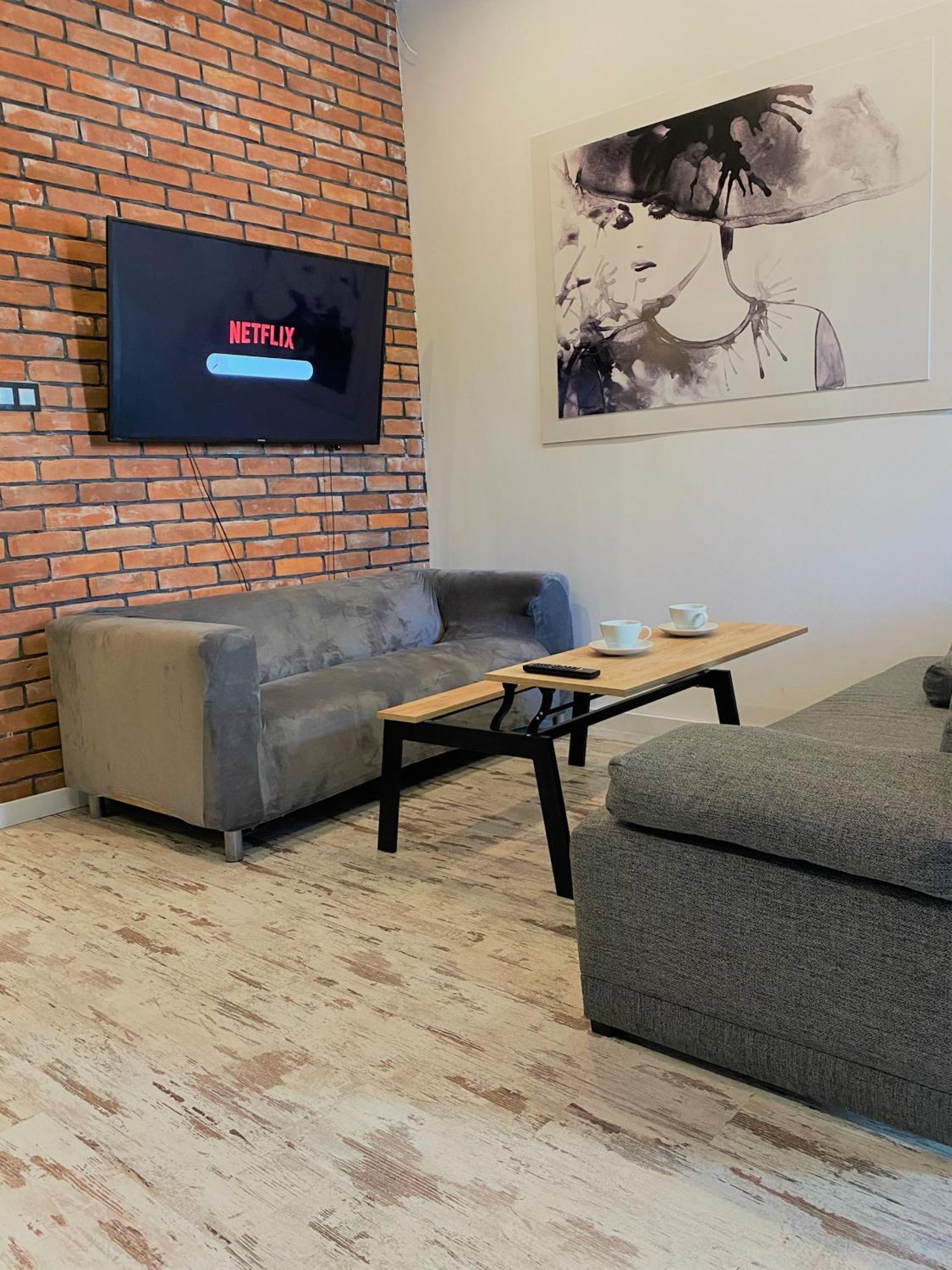 Apartmán Manufaktura Bakery, Penthouse 200M, Prywatna Kamienica, Parking Strzezony Lodž Pokoj fotografie