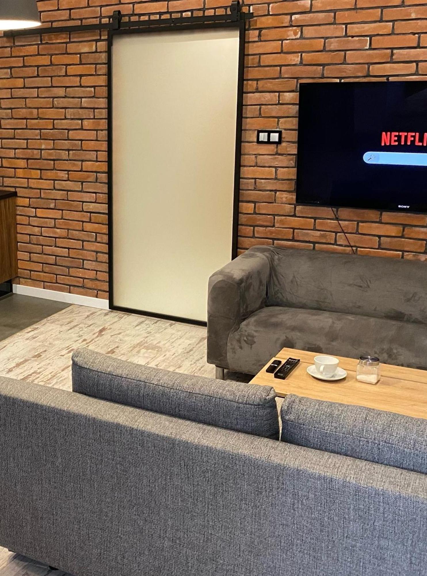 Apartmán Manufaktura Bakery, Penthouse 200M, Prywatna Kamienica, Parking Strzezony Lodž Pokoj fotografie